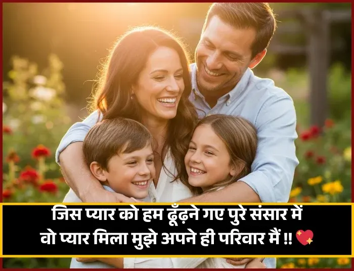 Cute Family Happy Family Shayari Cute Family Happy Family Shayari
