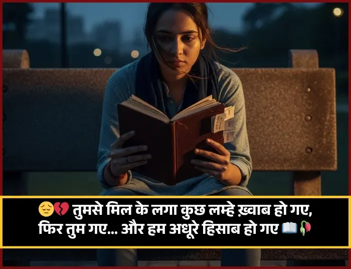 Sad Shayari on Life in Hindi