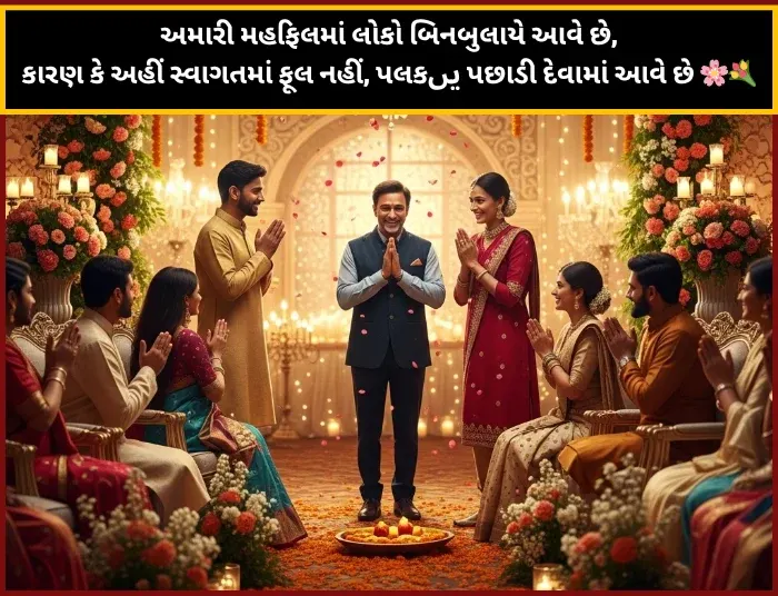 Welcome Shayari in Gujarati