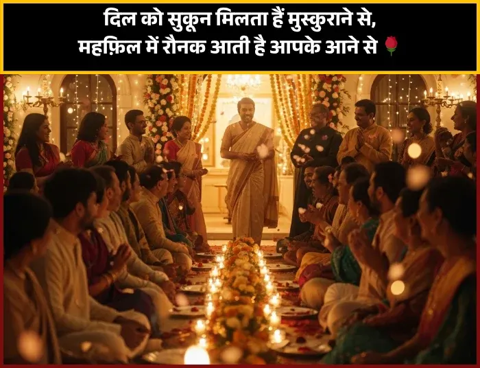 Welcome Shayari in Hindi for Guest