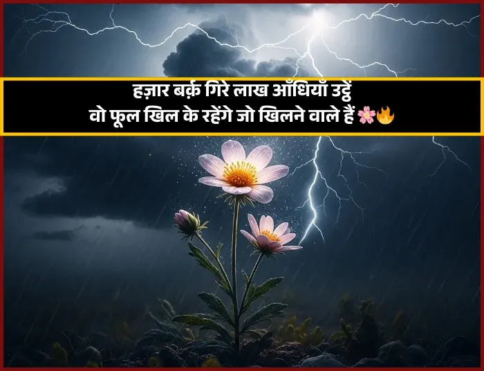 Zindagi Flower Shayari