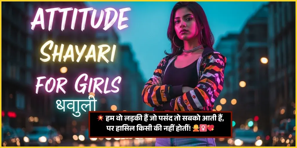Attitude Shayari for Girls