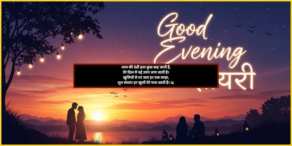 Good Evening Shayari
