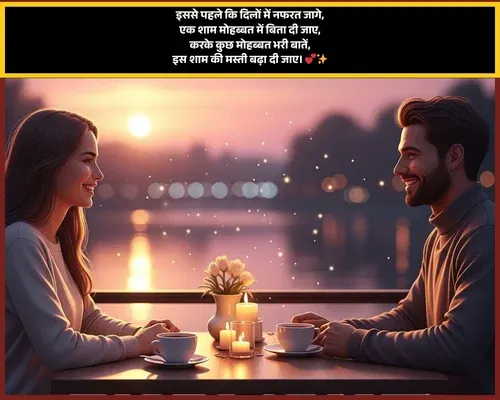 Good Evening Shayari Love
